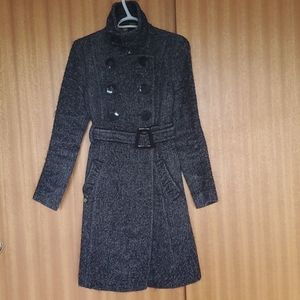 Soia & Kyo Winter Coat in heathered wool tweed